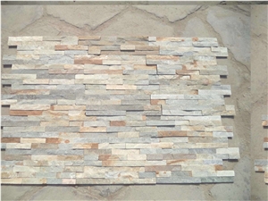 Light Yellow Slate Wall Stone, Cultured Stone, Wall Cladding