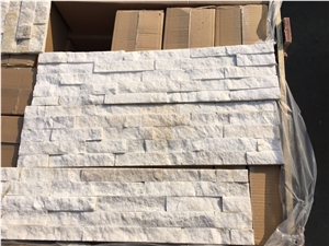 Pure White Quartzite Culture Stone Tile