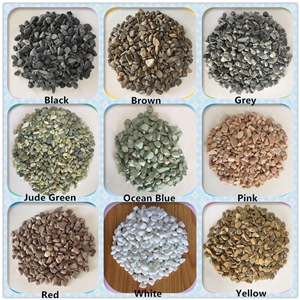 Red Gravel/ Red Granite Chips/ Red Crushed Stones