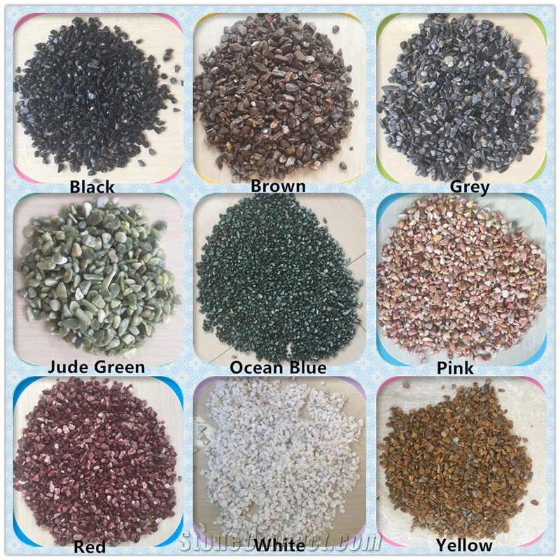 Red Gravel/ Red Granite Chips/ Red Crushed Stones