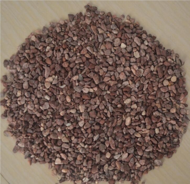 Red Gravel/ Red Granite Chips/ Red Crushed Stones