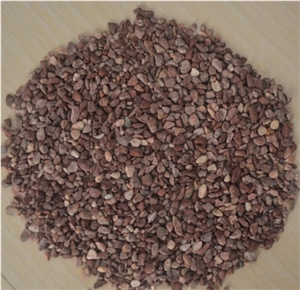 Red Gravel/ Red Granite Chips/ Red Crushed Stones
