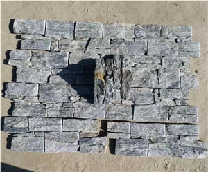 Slate Cement Concrete Back Wall Covering in Black Color