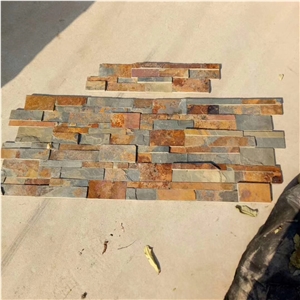 Split Surface Durable Natural Rusty Culture Stone Slate Wall Tile Split Surface Durable Natural Rusty Culture Stone Slate Wall Tile
