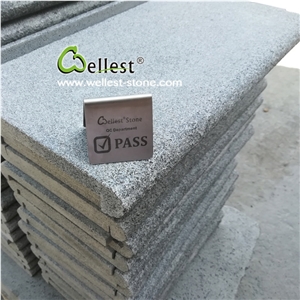 Anti-Slip Dark Grey Sesame Granite Swimming Pool Coping Tile