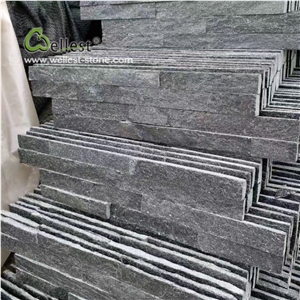 Black Quartzite Ledgestone, Wall Cladding Culture Stone