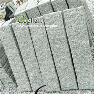 G603 Lunar Pearl Granite Six Sides Pipeappled Kerb Stone