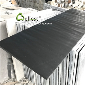 Natural Riven Black Slate Fireplace Panel, Fireplace Hearth Slabs & Tiles