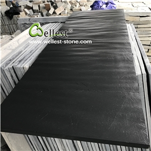 Natural Riven Black Slate Fireplace Panel, Fireplace Hearth Slabs & Tiles