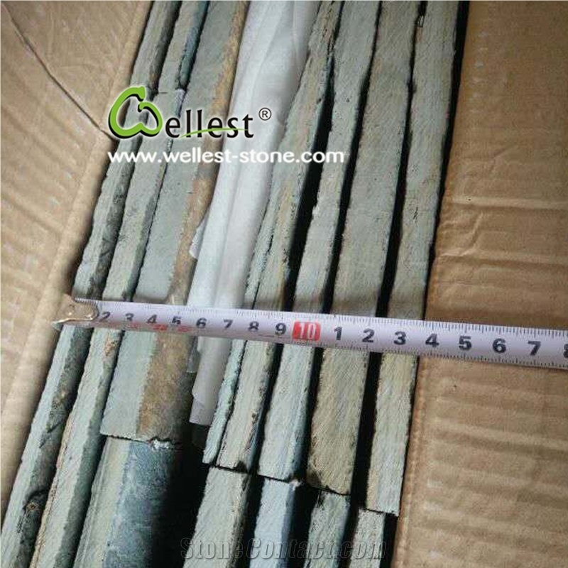 Rustic Slate Flexible Ledge Stone Flat Z Shape Tile and Corner