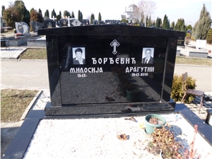 Absolute Black Granite Tombstone - Promotion
