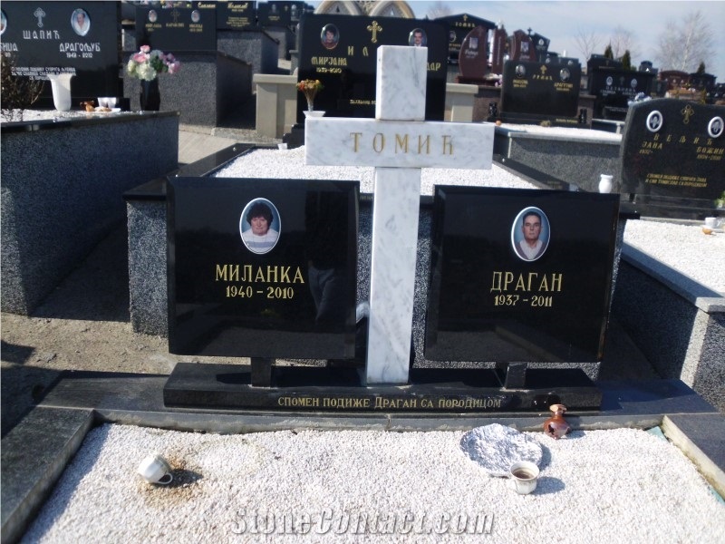 Absolute Black Granite Tombstone - Promotion
