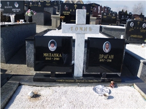Absolute Black Granite Tombstone - Promotion