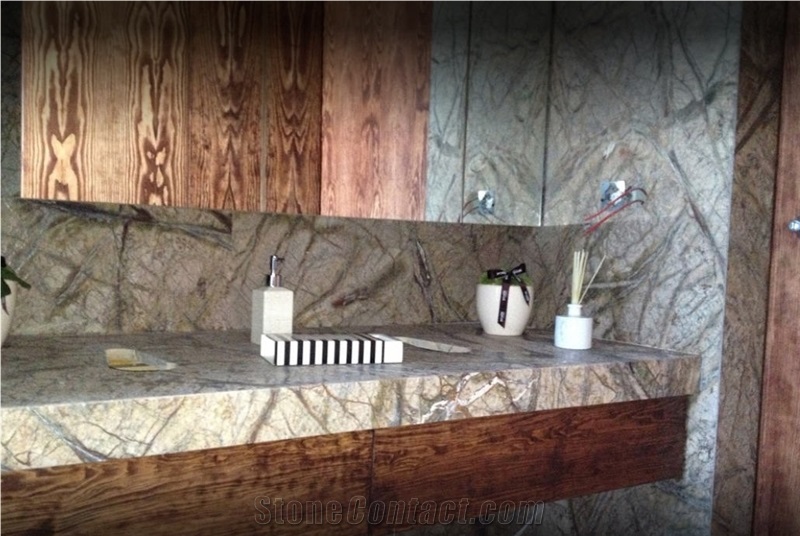 Rainforest Green Marble Vanity Top