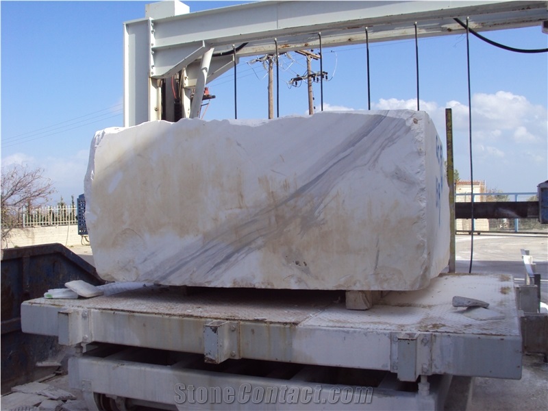 Volakas Marble Block, Greece White Marble