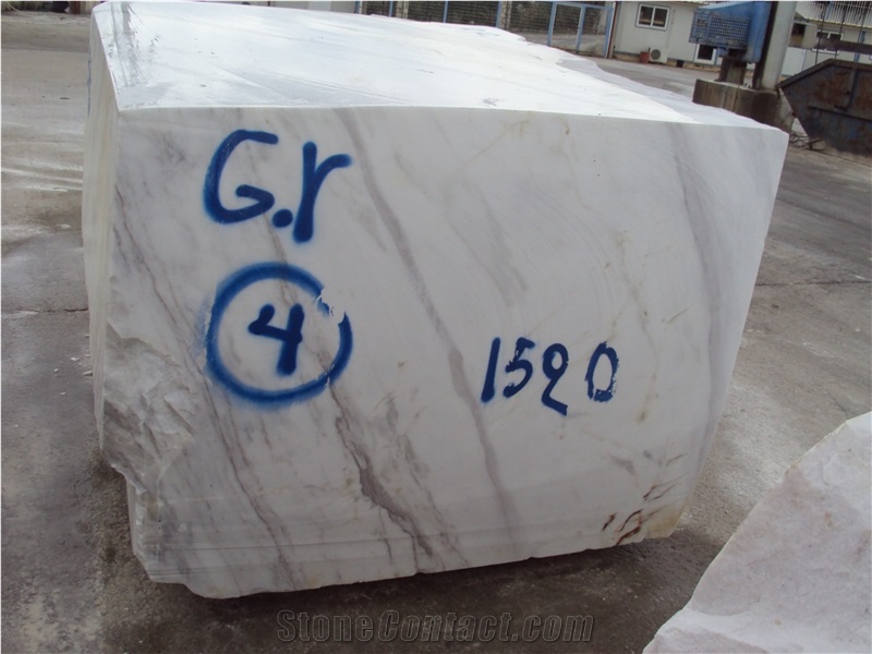 Volakas Marble Block, Greece White Marble