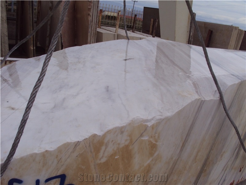 Volakas Marble Block, Greece White Marble