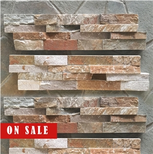On Sale P014 China Slate Cultured Stone, Wall Cladding, Stacked Stone Veneer Rough Natural Surface