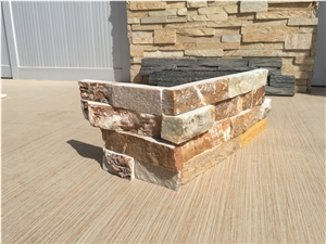 On Sale P014 China Slate Cultured Stone, Wall Cladding, Stacked Stone Veneer Rough Natural Surface