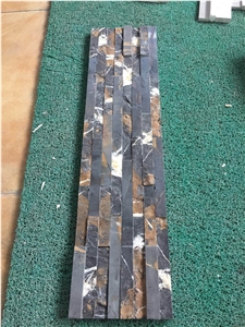 Portopo Black Marble Culture Feature Wall Panels, Marble Stone