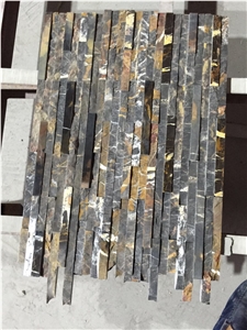Portopo Black Marble Culture Feature Wall Panels, Marble Stone