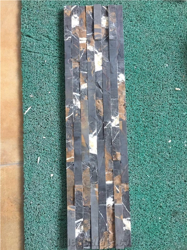 Portopo Black Marble Culture Feature Wall Panels, Marble Stone