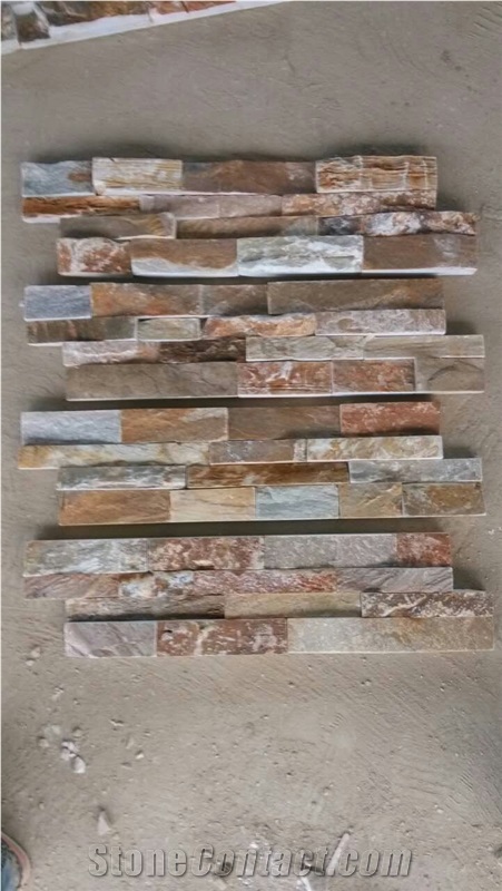 Roufhnatural Split Face Culture Stone P014 Good Color China Slate