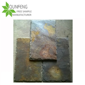 Cheap Andcut-To-Size Stone Form Natural Rusty Color Stone Roofing Slate,Slate Roof Covering, Roof Slate Stone Tiles
