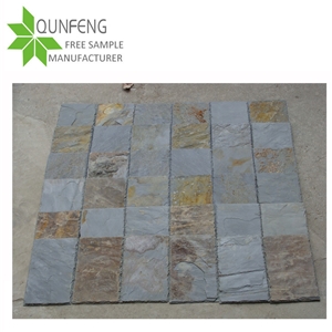 Cheap Andcut-To-Size Stone Form Natural Rusty Color Stone Roofing Slate,Slate Roof Covering, Roof Slate Stone Tiles