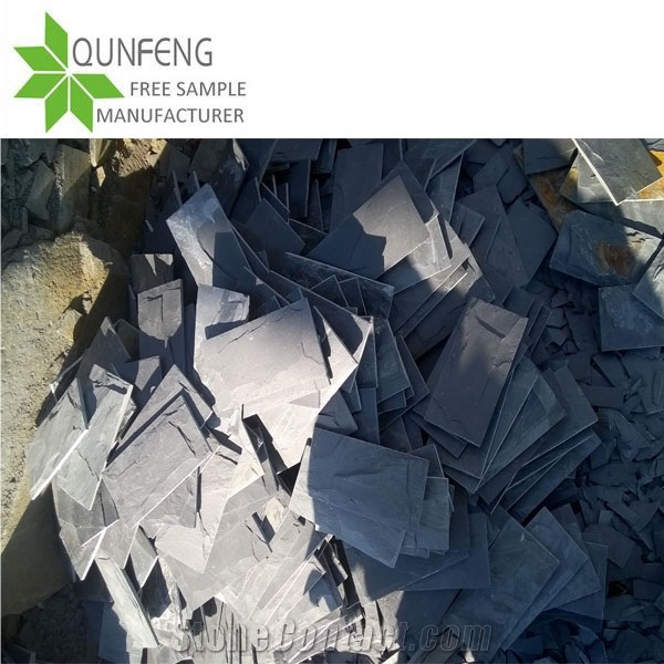 Cheap Price for Dark Grey Slate Mushroomed Cladding Stone