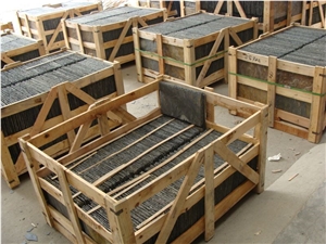 China Rectangular Shape Multicolor and Rusty Roofing Slate Tiles for Coating