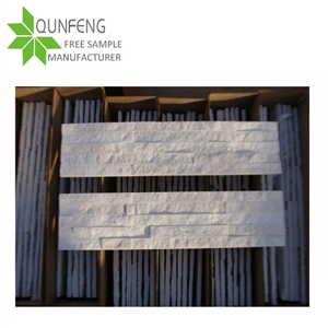 Competitive Price Natural White Wall Slate Landscaping Stone,White Granite Cultured Stone,Feature Wall Stone