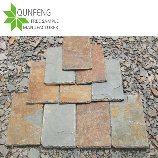 High Quality Rusty Ash Slate Roofing,Split Surface Roofing Tiles for Covering