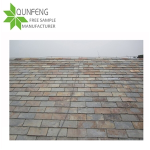 High Quality Rusty Slate Natural Stone Roofing Tiles for Roof Coating