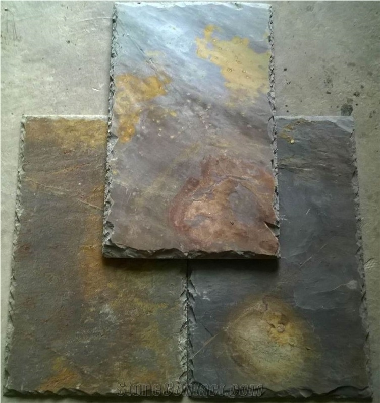 High Quality Rusty Slate Natural Stone Roofing Tiles for Roof Coating