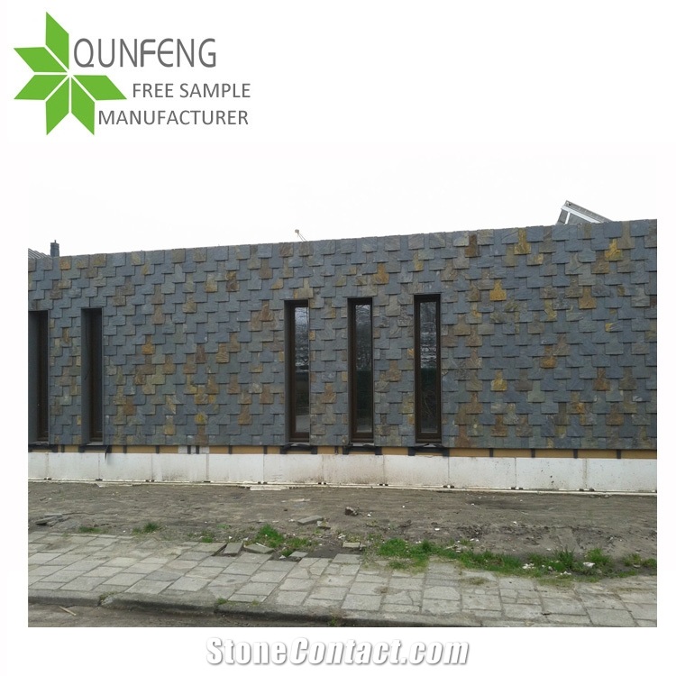 High Quality Rusty Slate Natural Stone Roofing Tiles for Roof Coating