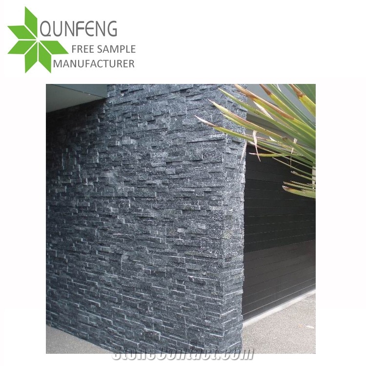 Hot Promoting Z Shape Cut to Size Thin Quartzite Stone Veneer Panel,Garden Waterfall Stone Cladding