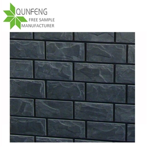 Jiujiang Dark Grey Slate Mushroom Stone 20x10cm for Ledgestone Wall