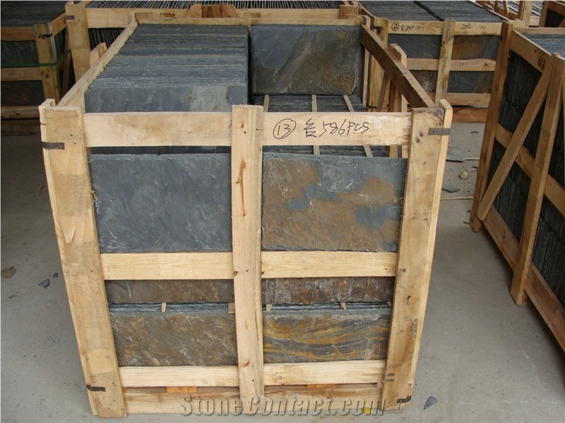 Natural Cheap Price for Rusty Brown Slate Roofing Coating Stone,Roof Tiles,Roofing Covering