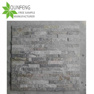 Split Surface and Pink Quartzite Wall Stacked Stone Veneer