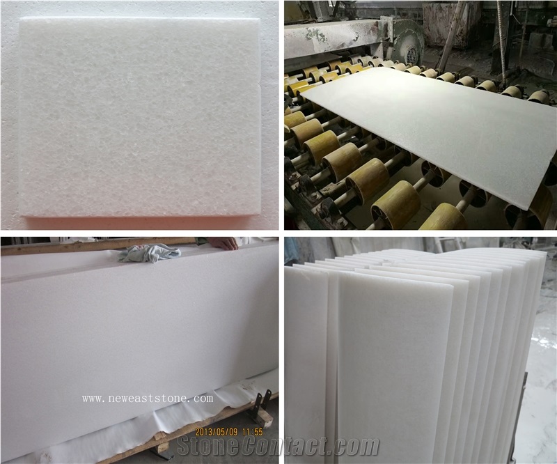 Absolute White Pure White China Crystal White Marble Snow White Marble Tiles & Slabs