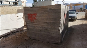Persian Silver Travertine Blocks