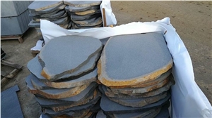 Hainan Black Basalt Crazy Paver,Basalt Flagstone Walkway,Random Patio Paver,Garden Stone,Irregular Flagstone