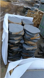 Hainan Black Basalt Crazy Paver,Basalt Flagstone Walkway,Random Patio Paver,Garden Stone,Irregular Flagstone