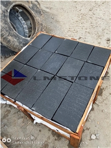 Black Basalt Flamed Tiles