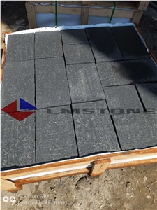 Black Basalt Flamed Tiles