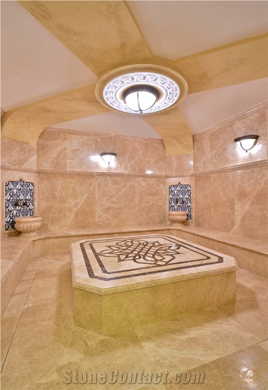 Patara Beige Marble Block ( Light Emparador )