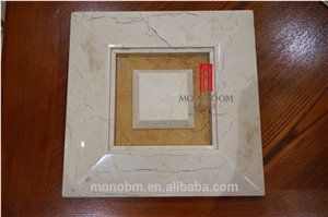 Turkey Marble Stone Frame Mirrors Wall Decor