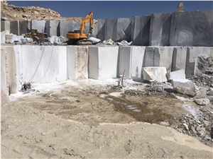 Azna White Marble Block, Iran White Marble