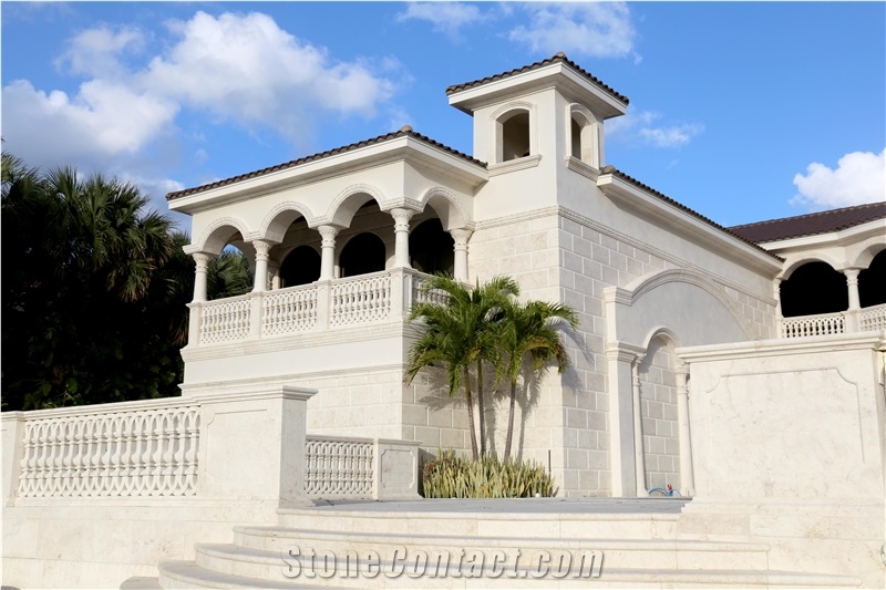 Hand Carved Limestone Stairs & Steps
